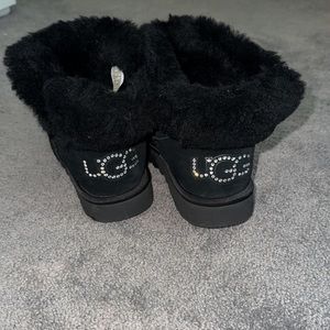 Ugg classic bling mini bootie with crystals